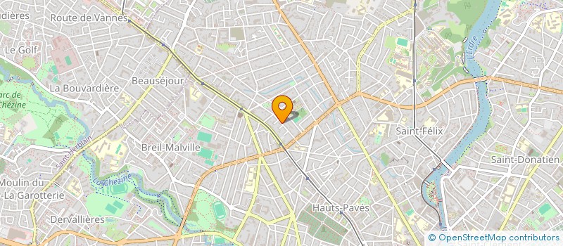 localisation de l'entreprise S.C.I. BERGERIE GM  NANTES