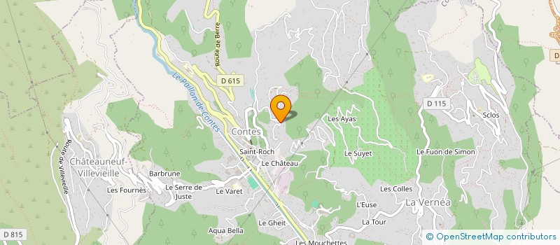 localisation de l'entreprise S.C.I. BERTOLA ONE  CONTES