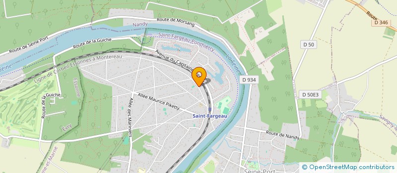 localisation de l'entreprise S.C.I. BEZARDAMI  SAINT-FARGEAU-PONTHIERRY