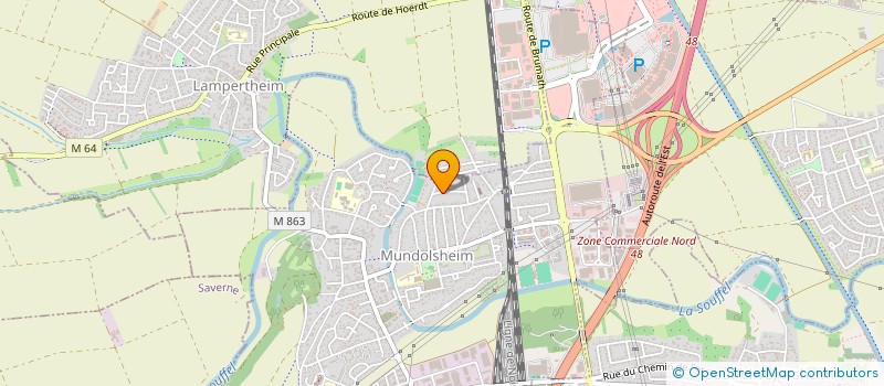 localisation de l'entreprise S.C.I. BGB  LAMPERTHEIM