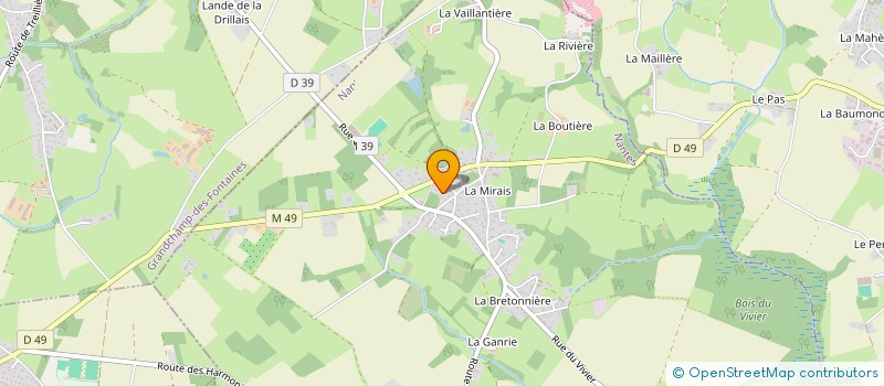 localisation de l'entreprise S.C.I BGPS  LA CHAPELLE-SUR-ERDRE