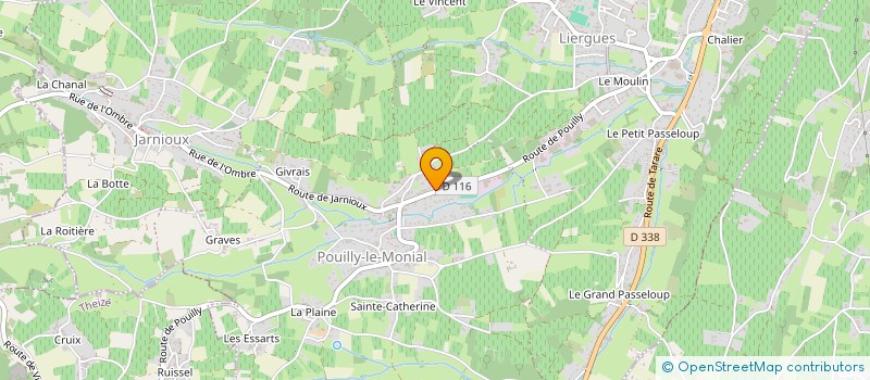 localisation de l'entreprise S.C.I. BHR à PORTE-DES-PIERRES-DOREES