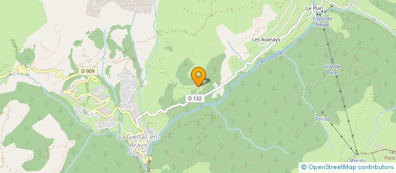 localisation de l'entreprise S C I BIBOLLET AND CO  LA GIETTAZ