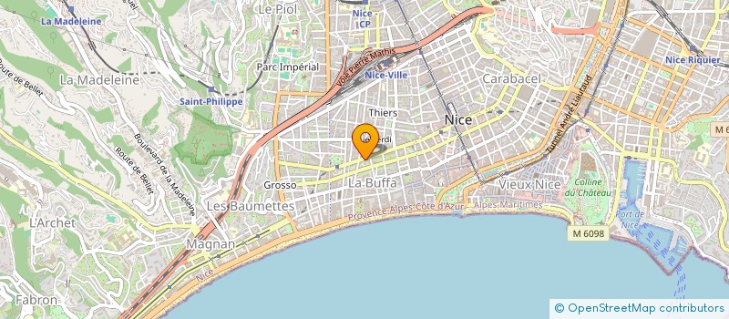 localisation de l'entreprise S.C.I. BIECKERT  NICE