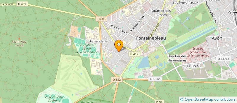 localisation de l'entreprise S.C.I. BIFAX  FONTAINEBLEAU
