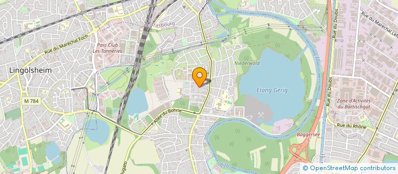 localisation de l'entreprise S.C.I. BIGMY  OSTWALD