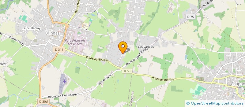 localisation de l'entreprise S.C.I. BISBEA  BRINDAS