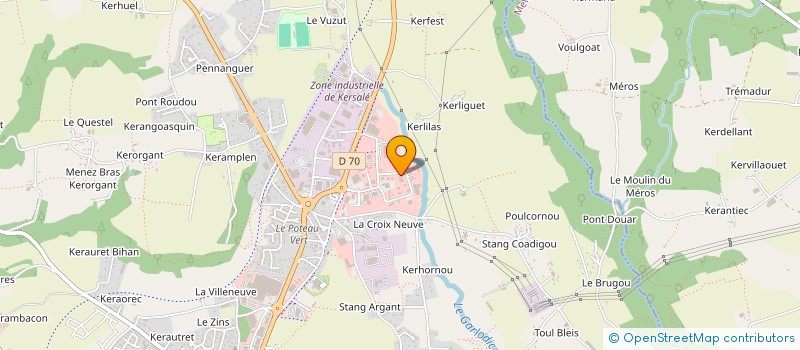 localisation de l'entreprise S.C.I. BL 2  CONCARNEAU