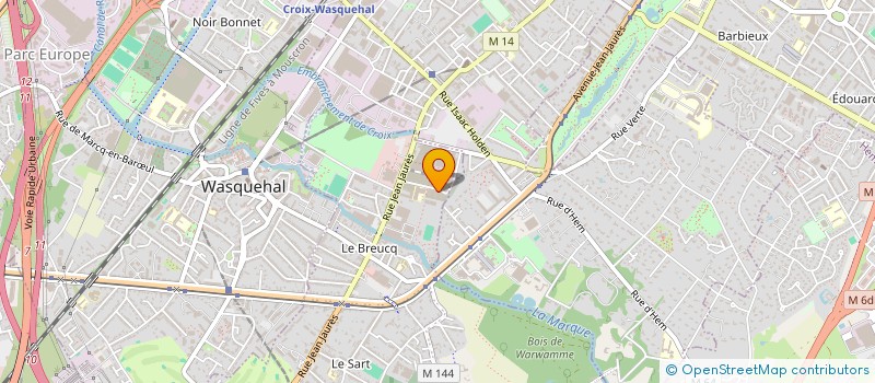 localisation de l'entreprise S.C.I.  BLACK BUREAU à VILLENEUVE-D'ASCQ