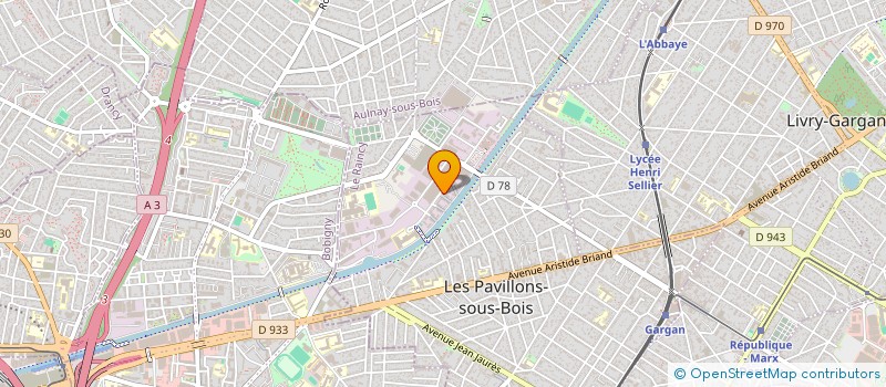 localisation de l'entreprise S.C.I BLM & CO  LES PAVILLONS-SOUS-BOIS