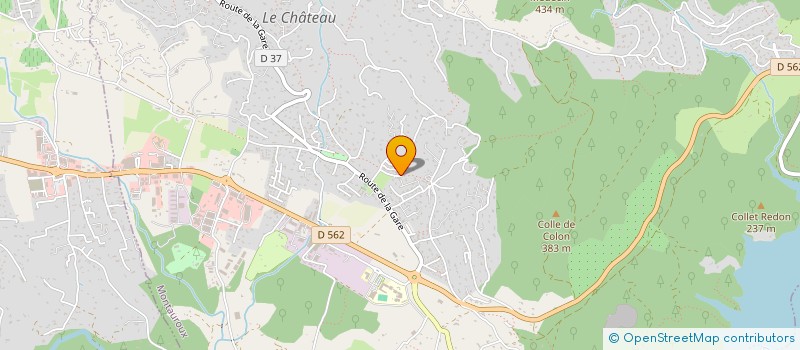 localisation de l'entreprise S.C.I BLUE LAGON  MONTAUROUX