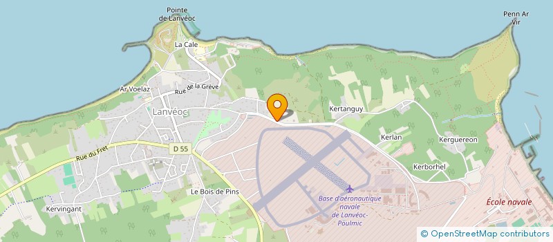 localisation de l'entreprise S.C.I. BMFJ  LANVEOC