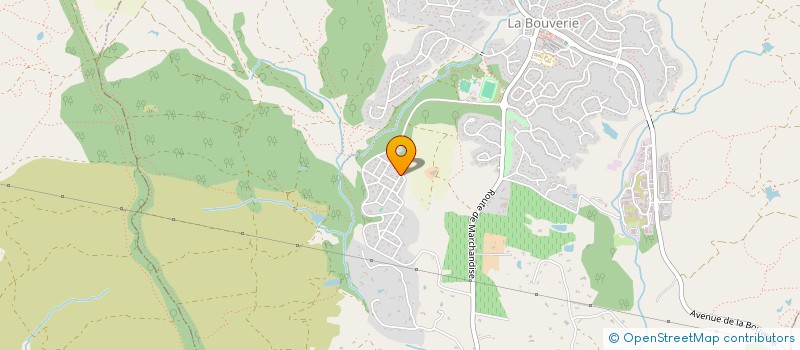localisation de l'entreprise S.C.I. BONNET-GOMEZ  ROQUEBRUNE-SUR-ARGENS