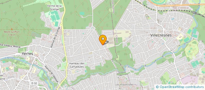 localisation de l'entreprise S.C.I. BORDILLA  YERRES