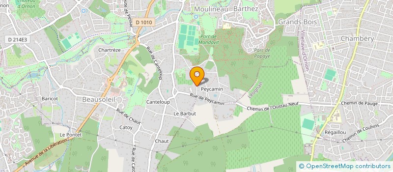 localisation de l'entreprise S.C.I. BOUBAKINE  VILLENAVE-D'ORNON