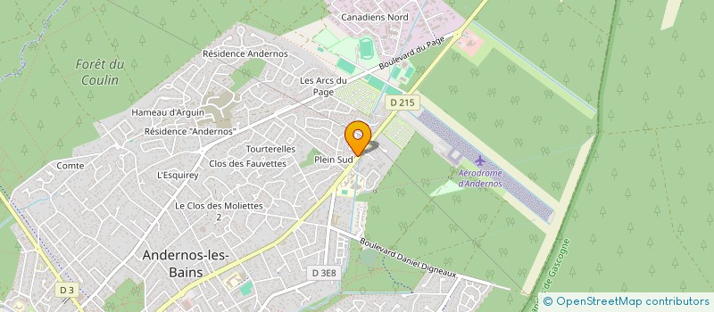 localisation de l'entreprise S.C.I. BOUCAN IMMOBILIER  ANDERNOS-LES-BAINS