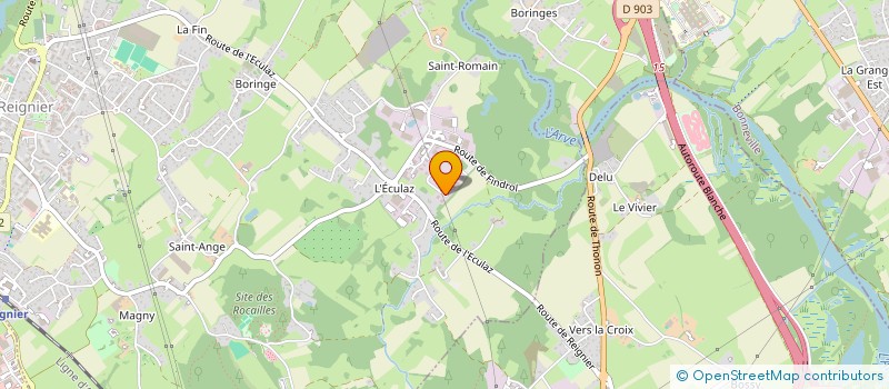 localisation de l'entreprise S.C.I BOUCHARD  REIGNIER-ESERY