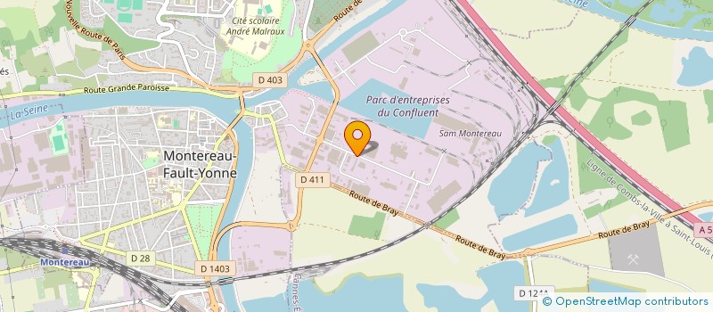 localisation de l'entreprise S.C.I. BOUGIS IMMOBILIER à MONTEREAU-FAULT-YONNE