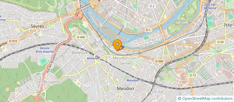 localisation de l'entreprise S.C.I. BOULO  MEUDON