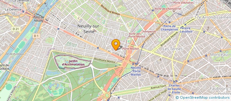 localisation de l'entreprise S.C.I. BOURGOGNE à NEUILLY-SUR-SEINE