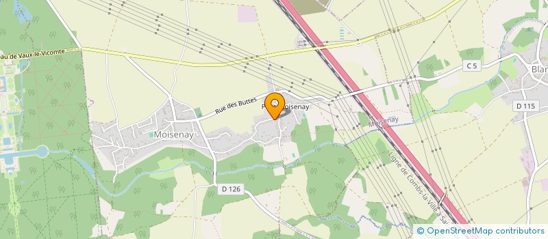 localisation de l'entreprise S.C.I. BRAQUE  MOISENAY