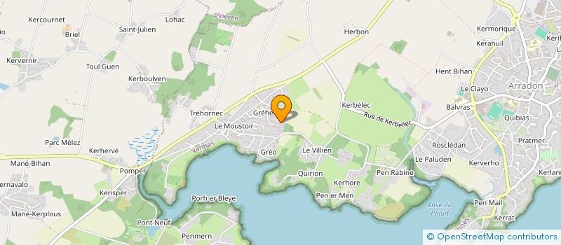 localisation de l'entreprise S.C.I. BRITI LORIENT  ARRADON