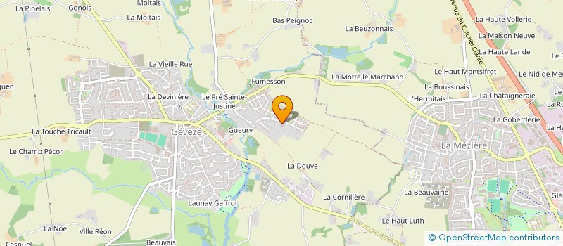 localisation de l'entreprise S.C.I. BRMACMO  GEVEZE