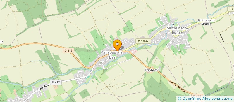 localisation de l'entreprise S.C.I. BRUGEMANN  RANSPACH-LE-BAS