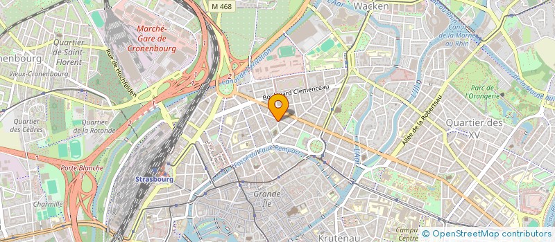 localisation de l'entreprise S.C.I. BUBO  STRASBOURG