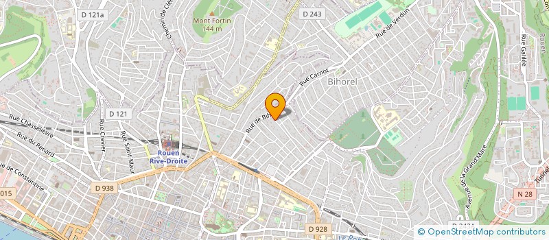 localisation de l'entreprise S.C.I. BUENAVENTURA à ROUEN