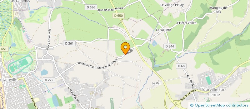 localisation de l'entreprise S.C.I. BULL IMMO  AGON-COUTAINVILLE