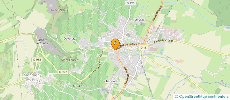 localisation de l'entreprise S.C.I. BUXYFER  BUXY