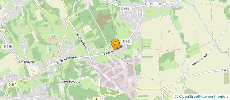 localisation de l'entreprise S.C.I. BVE NORD  TOUSSIEUX