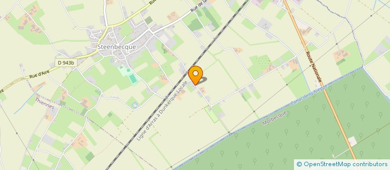 localisation de l'entreprise S C I BYN BERNARD YANNICK NICOLAS  STEENBECQUE