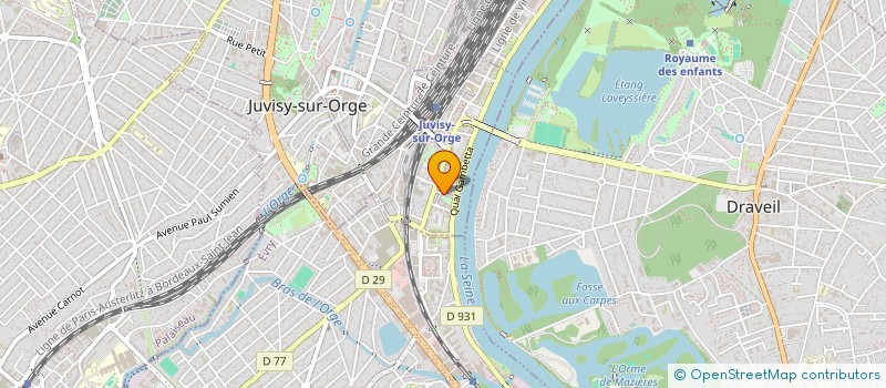 localisation de l'entreprise S.C.I. BZK  JUVISY-SUR-ORGE