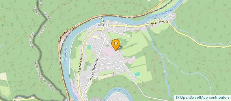 localisation de l'entreprise S.C.I C.E.J  HAYBES