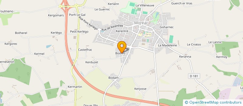 localisation de l'entreprise S.C.I. C F G2  MOREAC