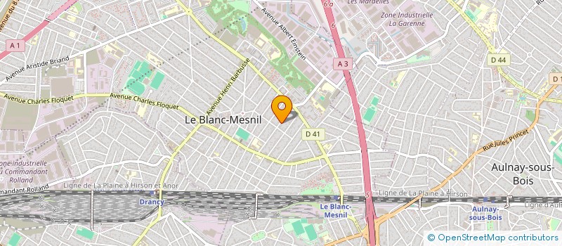 localisation de l'entreprise S.C.I. C.R.B. 64 à LE BLANC-MESNIL