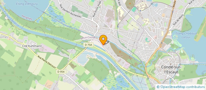 localisation de l'entreprise S.C.I. C.T. DE LAVARESSE  VIEUX-CONDE