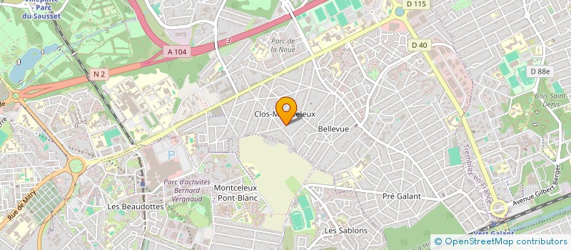 localisation de l'entreprise S.C.I.C.V LEFE à VILLEPINTE