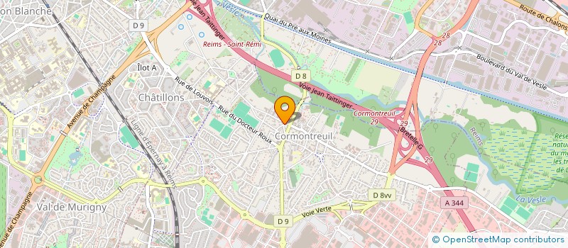 localisation de l'entreprise S.C.I. C2  CORMONTREUIL