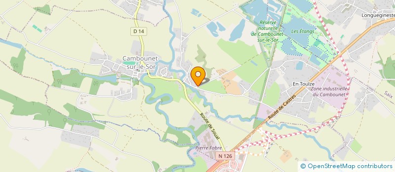 localisation de l'entreprise S.C.I. CABRIGNAN  CAMBOUNET-SUR-LE-SOR