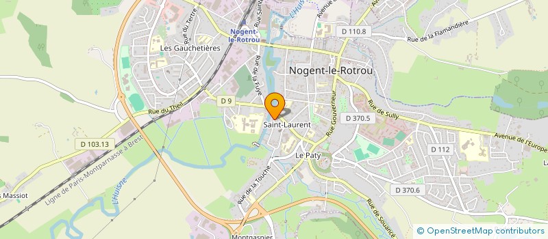 localisation de l'entreprise S.C.I. CAJYM à NOGENT-LE-ROTROU