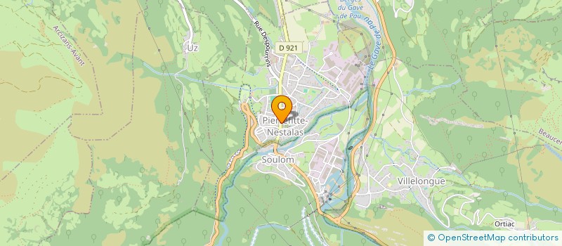 localisation de l'entreprise S.C.I. CAMARO  PIERREFITTE-NESTALAS