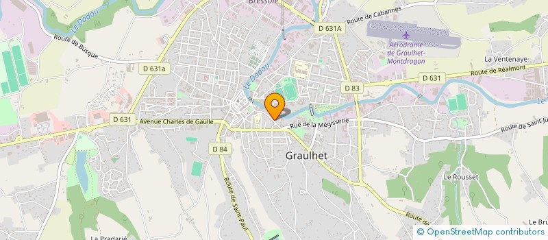 localisation de l'entreprise S.C.I. CAMILEO  GRAULHET