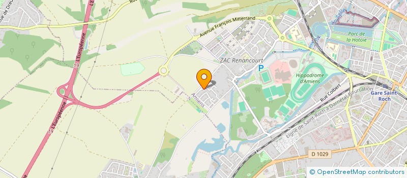 localisation de l'entreprise S.C.I. CANRINE à AMIENS