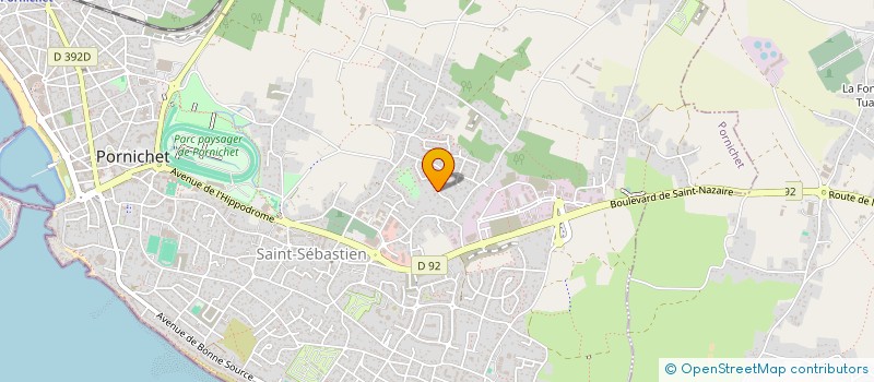 localisation de l'entreprise S.C.I. CAP HORIZON à PORNICHET
