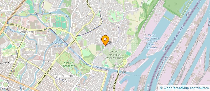 localisation de l'entreprise S.C.I. CAPITAN  STRASBOURG