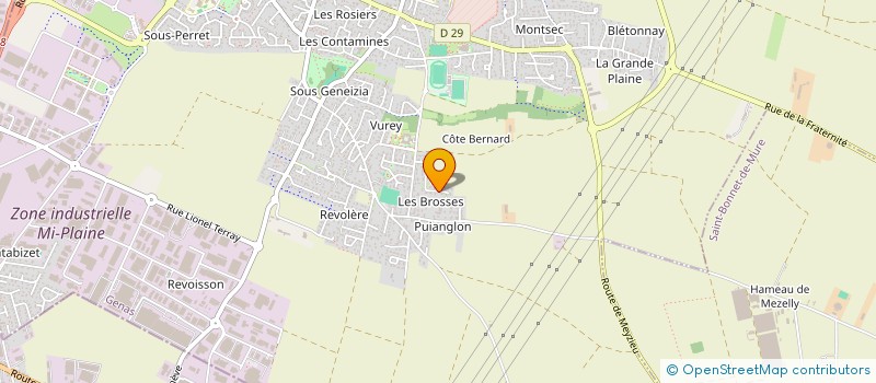 localisation de l'entreprise S.C.I. CARBALLO  GENAS