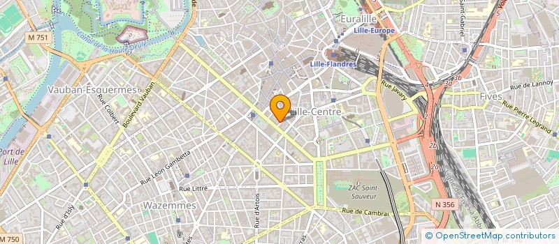localisation de l'entreprise S.C.I. CARNOT 72 à LILLE